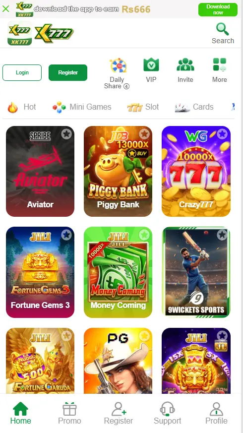 Supporting image for the X777 Game guide