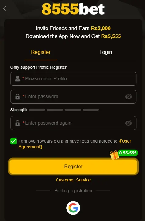 8555BET APK