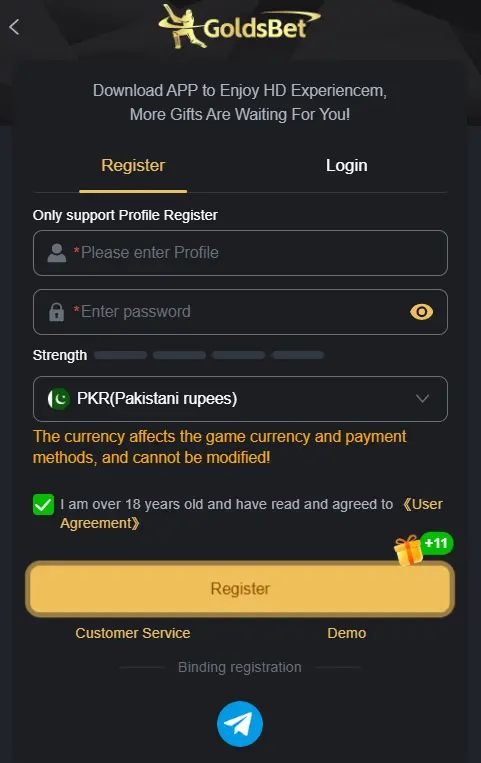 GOLDSBET APK